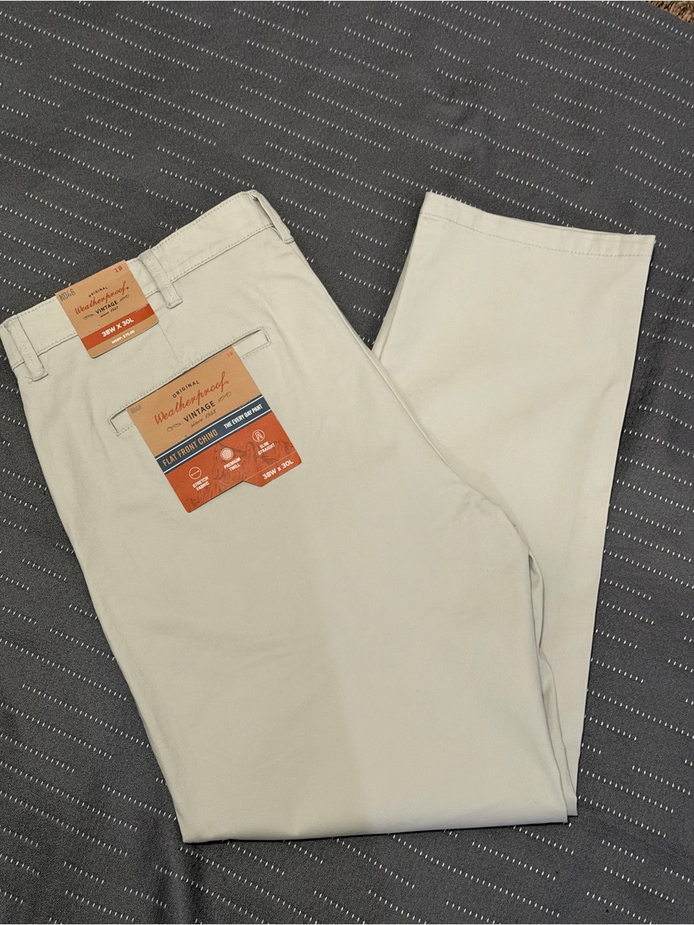 Weatherproof Men’s Chino Pants - Light Beige